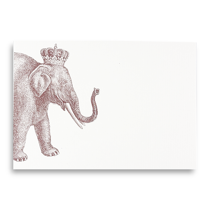 Alexa Pulitzer Royal Lucky Elephant A6 notepad with a decorative elephant design on the cover.
