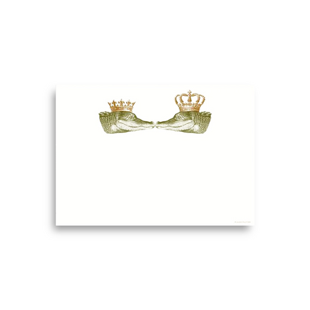 Alexa Pulitzer Kissing Gators A7 Notes paper with colorful gator illustrations on a horizontal layout.