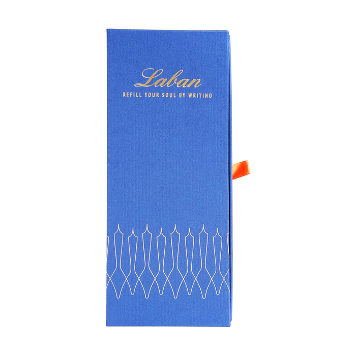 Laban Antique II green fountain pen with gold accents, sleek design, and smooth ink flow, ideal for writing enthusiasts.