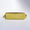 Yellow San Lorenzo pen case made of durable material, featuring a sleek design and secure zipper closure for everyday use.