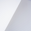 Lined Papier Plume Analog Memory Backup Journal open with handwritten notes on pages for journaling or note-taking.