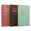 Field Notes Lucky memo pad with kraft cover and lined pages, featuring a vibrant lucky theme design.