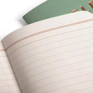 Field Notes Lucky memo book with vibrant cover design, compact size, and lined pages for note-taking and organization.