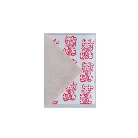 Giftsland Lucky Cat note cards featuring colorful lucky cat illustrations for greeting and special occasions.