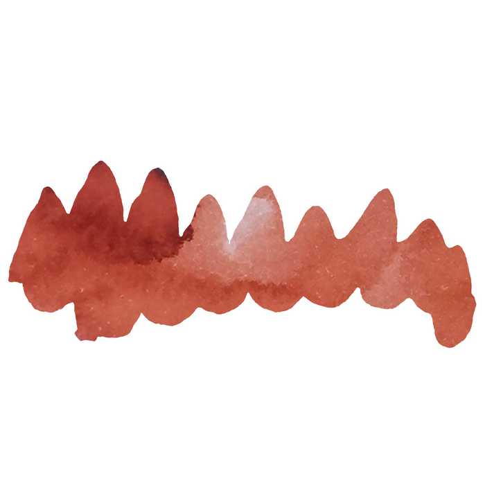 Papier Plume fountain pen ink in maroon, bottled ink for writing and calligraphy, with a smooth, rich color appearance.