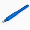 Monteverde Axis fountain pen with black barrel and silver accents, displayed on a white background.