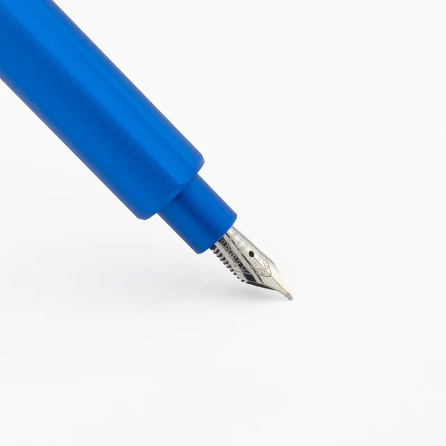 Monteverde Axis Fountain Pen with a sleek black finish and stainless steel nib, showcasing its elegant design and craftsmanship.