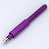 Monteverde Axis fountain pen with sleek black design and silver accents, showcasing its elegant grip and nib.
