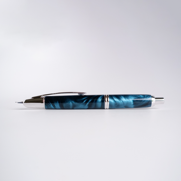 Pilot Vanishing Point SE fountain pen in marble green with a sleek design and gold accents.