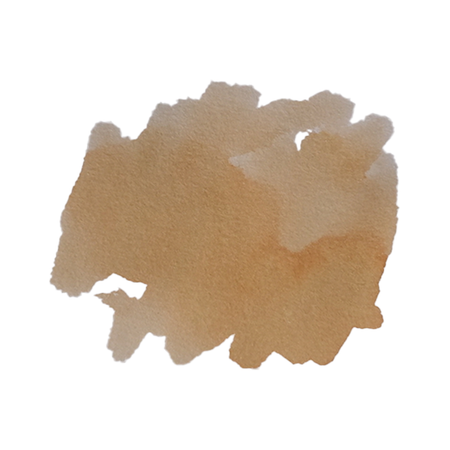 Cathay Moonlit Bronze fountain pen ink in a bottle with rich bronze-colored ink visible, designed for elegant writing.