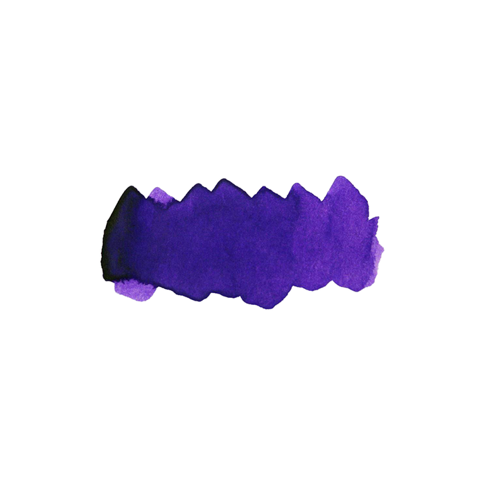 Pilot Iroshizuku Murasaki-Shikibu fountain pen ink in a 50ml bottle, featuring deep purple Japanese Beautyberry color.