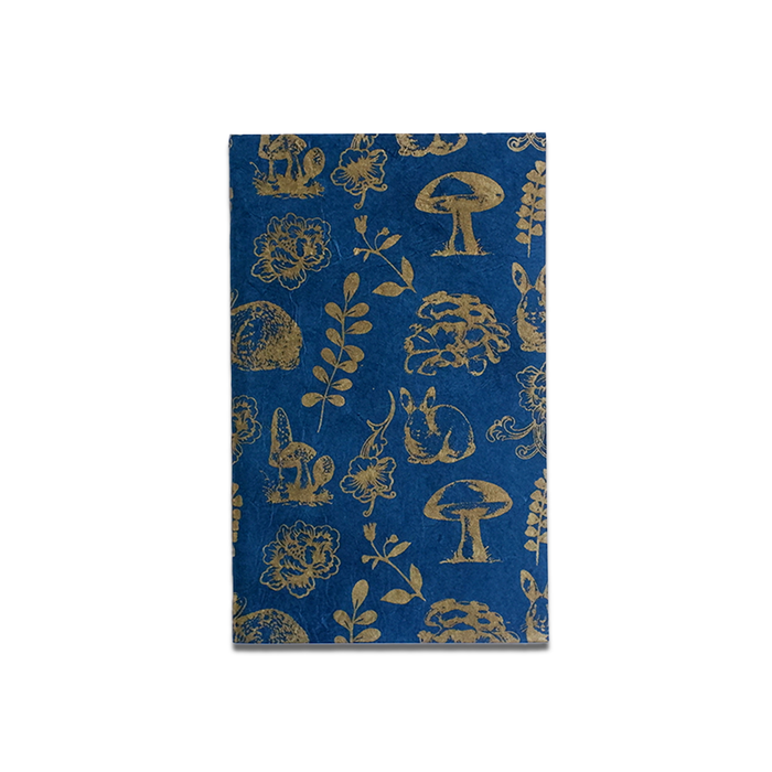 Giftsland Rabbit Garden Journal with mushroom illustrations, featuring a nature-inspired cover design for outdoor or garden enthusiasts.