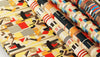 Pepin Press creative paper with Bauhaus style design, featuring geometric patterns and bold colors on textured paper.