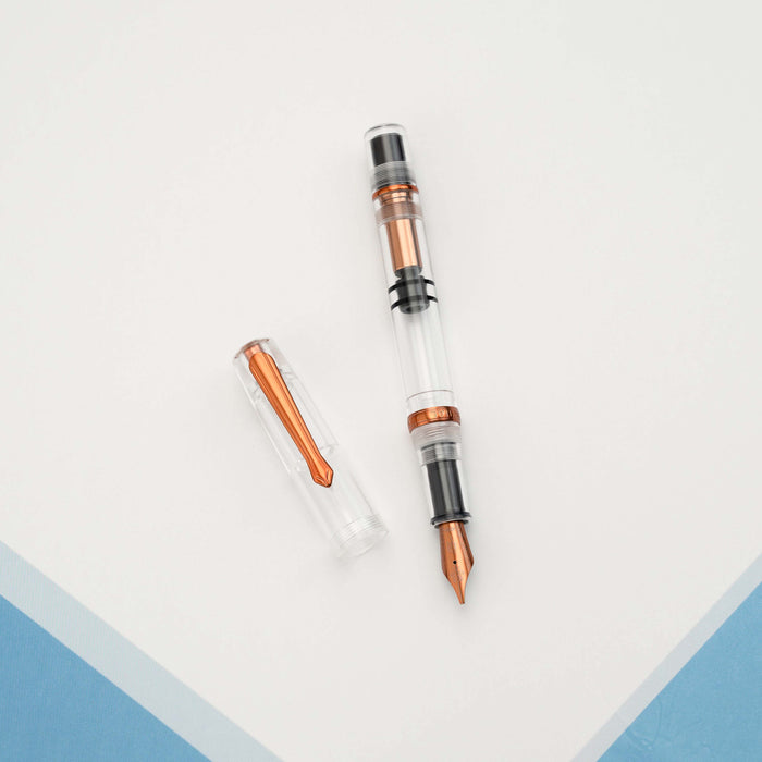 Nahvalur Original Summer fountain pen with a vibrant colorful barrel and sleek metal nib.