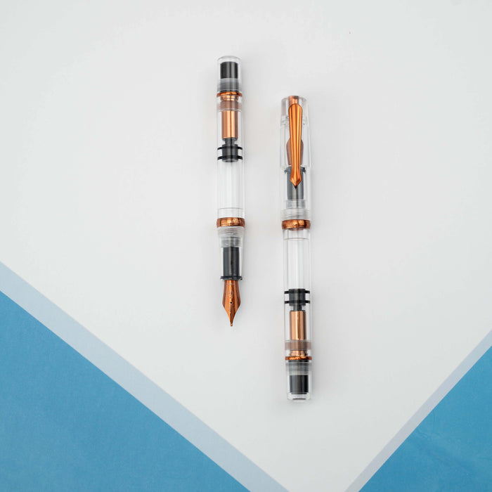 Nahvalur Original Summer fountain pen with vibrant colorful design and sleek metal body, perfect for writing enthusiasts.