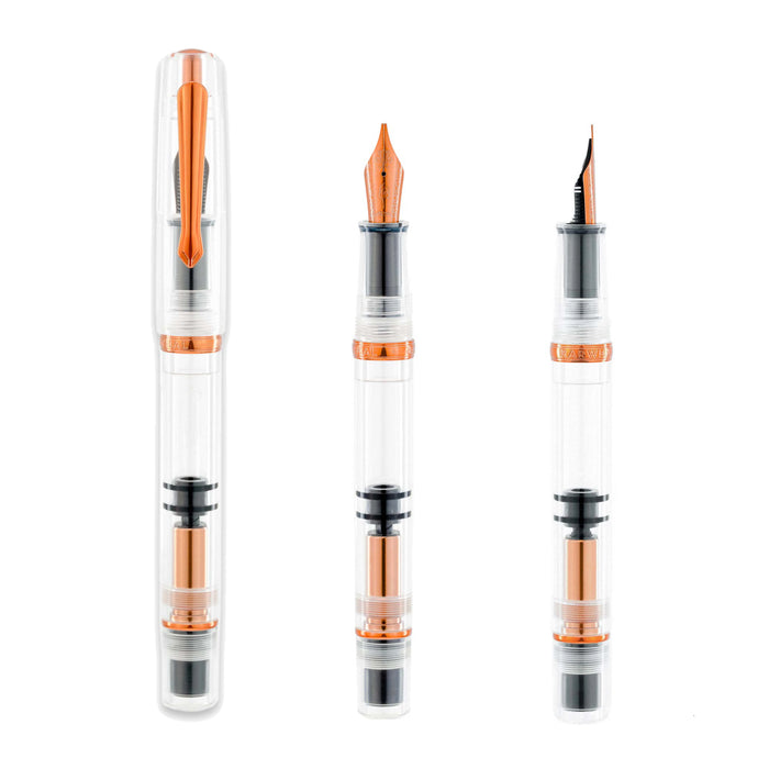 Nahvalur Original Summer fountain pen with a vibrant colorful design and sleek metal body, perfect for writing and collection.