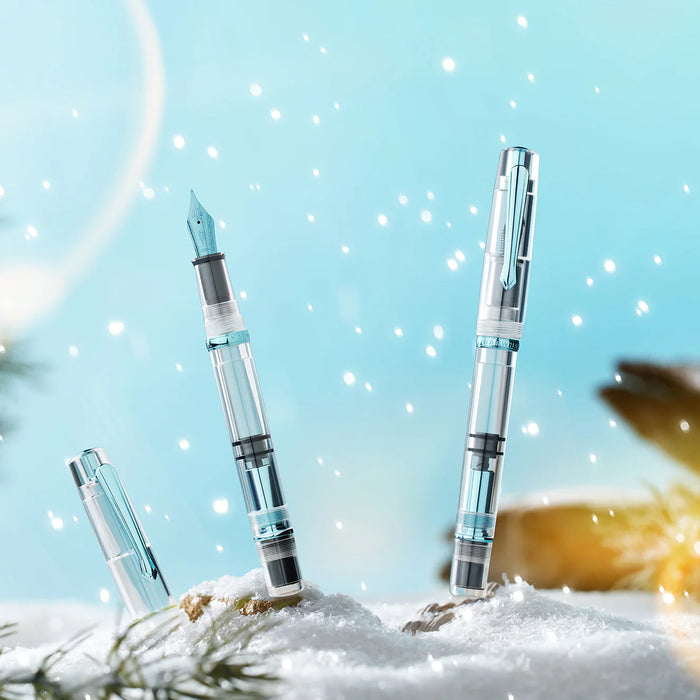 Nahvalur Original Winter fountain pen with a sleek design and metallic finish, ideal for writing in cold weather.