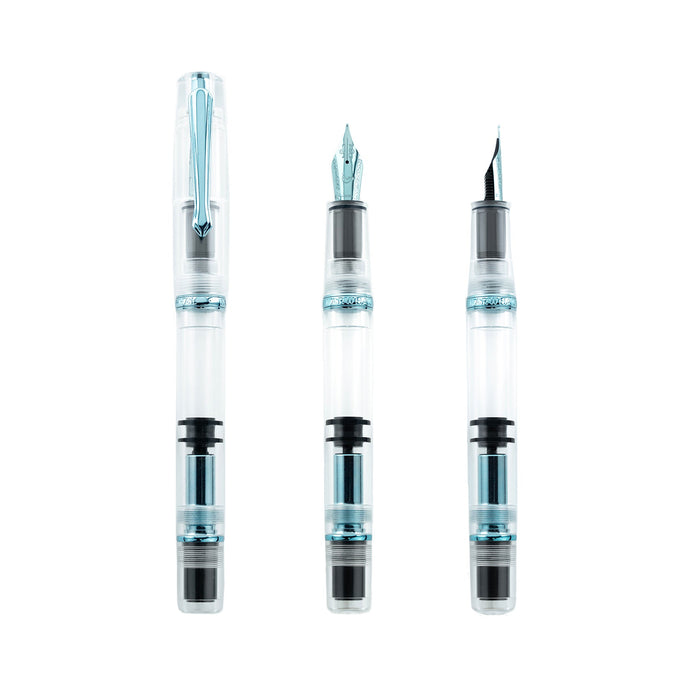 Nahvalur Original Winter fountain pen with sleek design and metallic finish, shown against a white background.