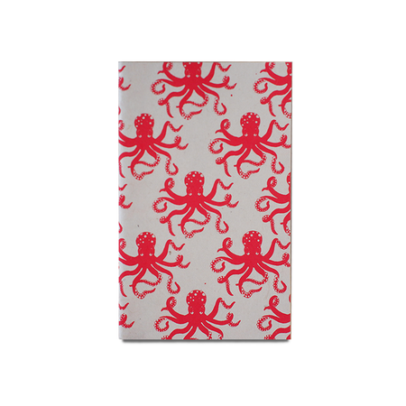 Giftsland octopus journal with a detailed octopus illustration on the cover, perfect for writing and note-taking.