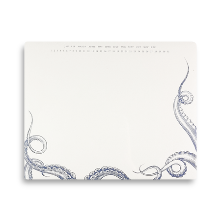 Alexa Pulitzer octopus undulation notepad with colorful octopus illustration on the cover.