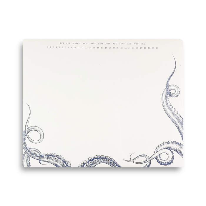 Alexa Pulitzer octopus undulation notepad with colorful octopus illustration on the cover.