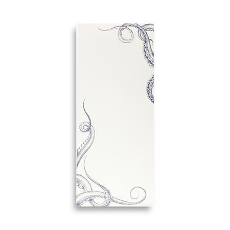 Alexa Pulitzer octopus undulation long pad featuring an intricate octopus design on a soft, comfortable pad for versatile use.
