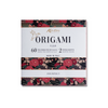 Kartos origami paper featuring a colorful floral design, perfect for folding origami flower creations.