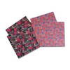 Kartos Origami Fleur paper showing a folded paper flower in pink and white, designed for origami art and craft projects.