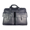 Orna 923 Blue briefcase showing a sleek, professional leather design with handles and a secure closure for business use.