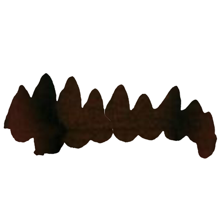 Papier Plume fountain pen ink in Pecan color, bottle of rich brown ink for writing and calligraphy.