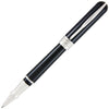 Pineider Avatar UR rollerball pen in sleek graphene black finish, featuring a smooth writing tip and elegant design.