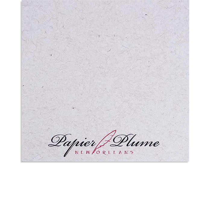 Papier Plume Jackson Square memo pad journal with 4x6 paper pages, featuring elegant cover design for writing and note-taking.