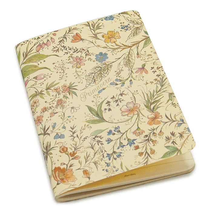 Kartos Primavera soft cover A6 journal with floral design, ideal for note-taking and journaling.