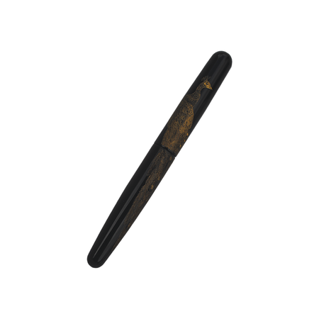 Cathay fountain pen featuring peacock chinkin design with intricate detailing and a sleek, elegant body.