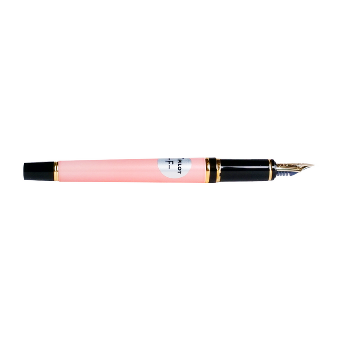 Pilot Grance fountain pen in elegant pearl pink with a sleek design and smooth ink flow.