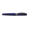 Visconti Mirage Mythos Persephone fountain pen with a dark, elegant resin body and gold accents on a white background.