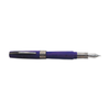 Visconti Mirage Mythos Persephone fountain pen with green and gold accents, elegant ink pen on a white background.
