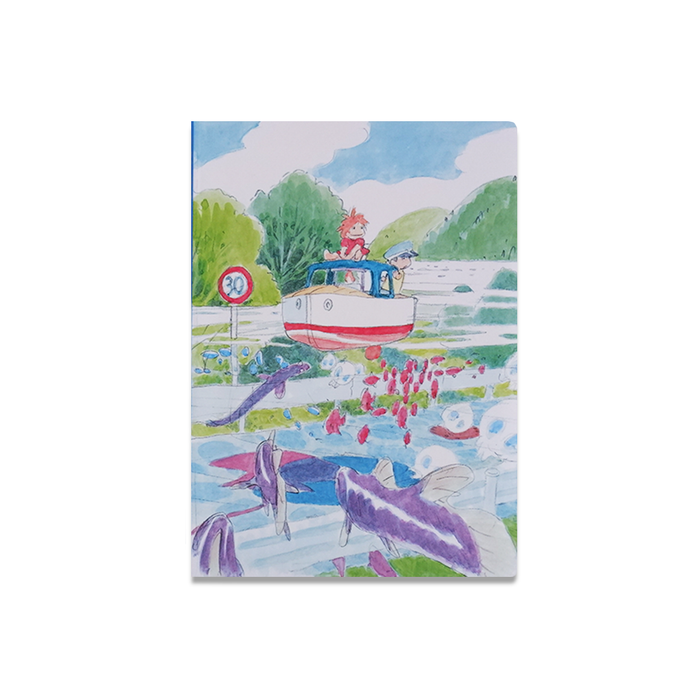 Ponyo journal by Chronicle Books featuring a colorful cover design with Ponyo illustration and blank lined pages inside.