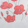 Rossi lined envelopes featuring a vibrant poppies design, perfect for elegant correspondence and special occasions.