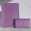 Papier Plume Swatch Book set with purple color samples, showcasing a collection of color swatches in a compact, organized layout.