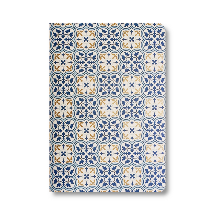 A5 Kartos Soft Cover Journal with Quadrilobo design, featuring a sleek, flexible cover and lined pages for writing.