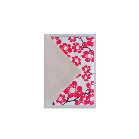 Red Sakura note cards by Giftsland featuring elegant cherry blossom designs, perfect for gifting or personal use.