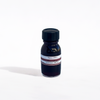 Papier Plume fountain pen ink set of 12 bottles in rose rouge color, 15ml each, with colorful ink swatches arranged on a white background.