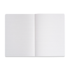 Inside view of Rossi Bear Journal showing lined pages with bear illustrations on the edges.