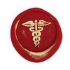Bortoletti Symbol wax seal with intricate design used for sealing letters or envelopes, showing detailed craftsmanship.