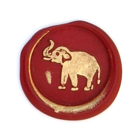 Bortoletti Symbol wax seal featuring intricate design, used for sealing documents or letters with a vintage touch.