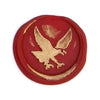 Bortoletti Symbol wax seal featuring an intricate engraved design on a circular wax seal stamp.