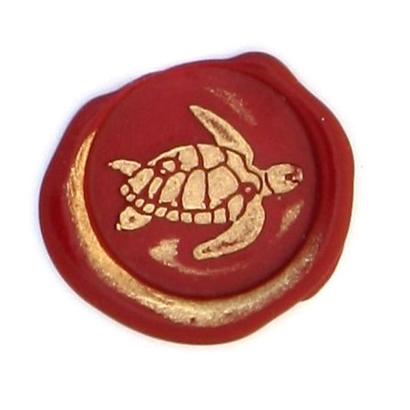 Bortoletti Symbol wax seal with intricate design, showcasing a traditional wax seal stamp on a sealing wax background.