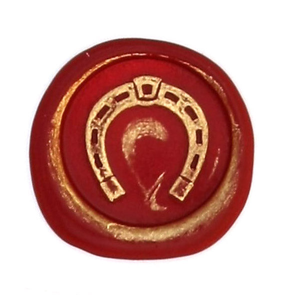 Bortoletti Symbol wax seal with intricate design, used for sealing letters or documents, showcasing craftsmanship and elegance.