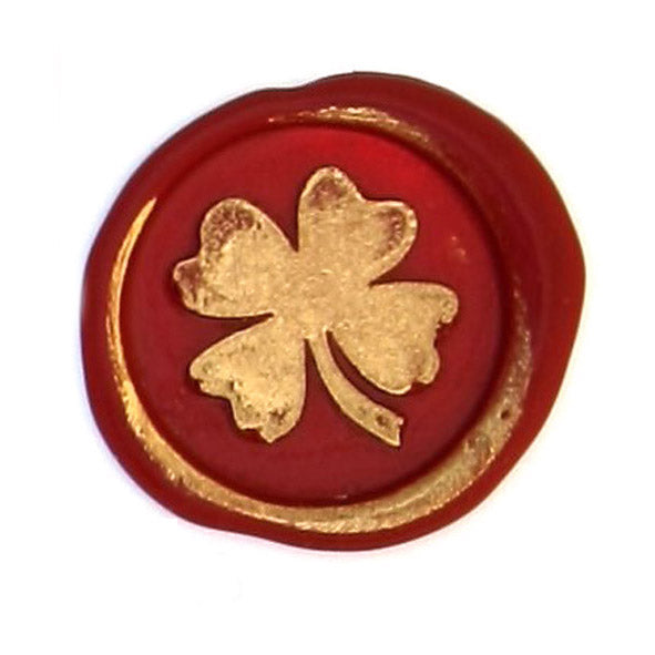 Bortoletti Symbol wax seal with intricate design, used for sealing wedding invitations or special documents.